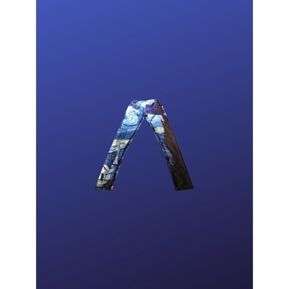 Lotus LEGGINGS Women’s Leggings, Van Gogh’s “STARRY NIGHT”, Size Small, NWOT - Picture 2 of 10